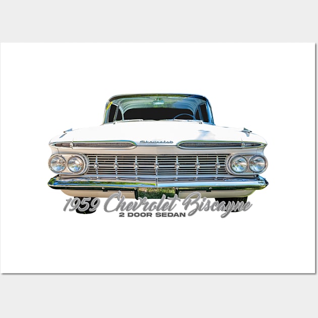 1959 Chevrolet Biscayne 2 Door Sedan Wall Art by Gestalt Imagery